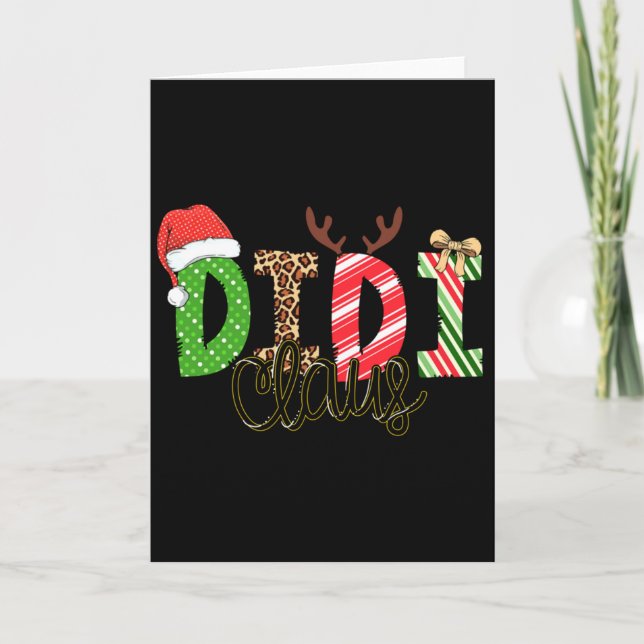 Didi Claus Xmas Happy Family New Santa Claus Chris Kort (Framsida)