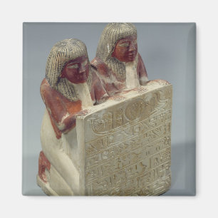 Didi och Pendua erbjuder en hymn till sol gud Re, Magnet