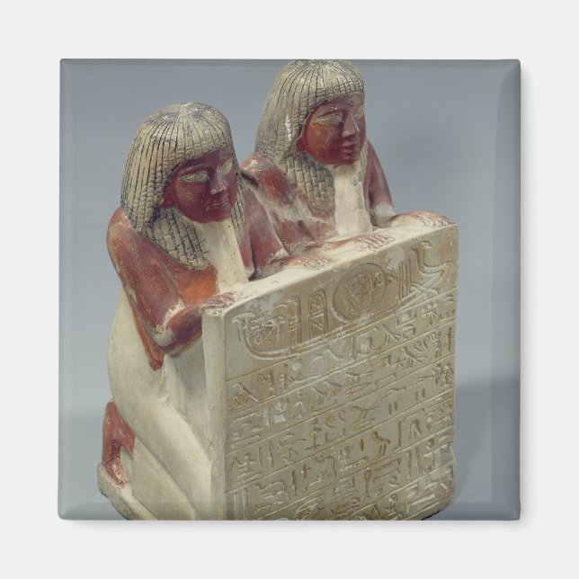 Didi och Pendua erbjuder en hymn till sol gud Re, Magnet (Framsidan)