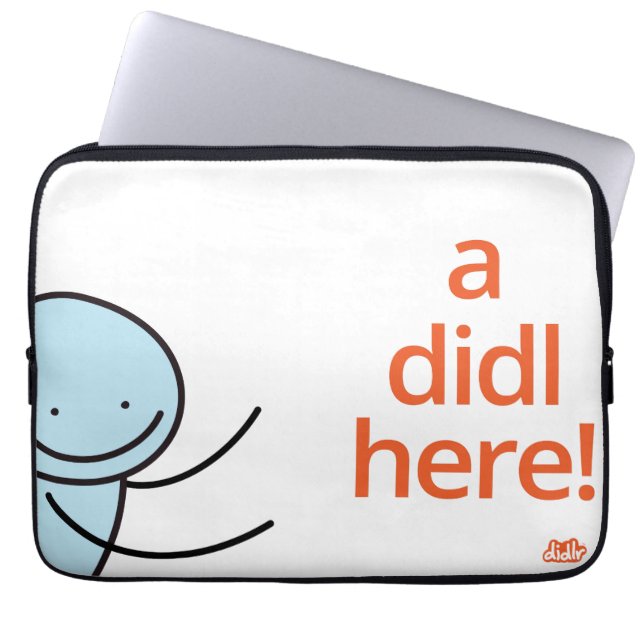 Didlr laptop sleeve (Framsidan)