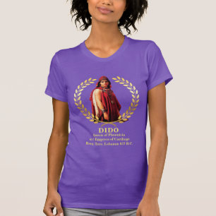 DIDO Drottning av Libanon (Forntida Fenicien) T-Sh T Shirt