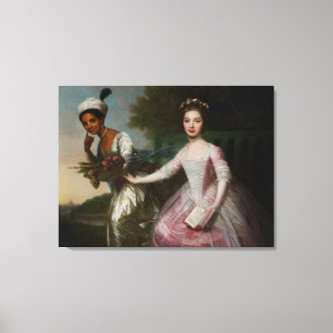 Dido Elizabeth Belle och Dam Murray Canvastryck
