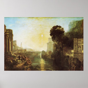 Dido som bygger Carthage Poster