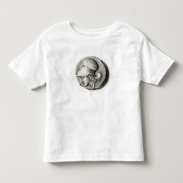 Didrachma av Heracles: obverse visande Athena T-shirt (Framsida)