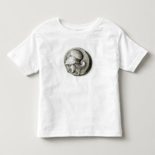 Didrachma av Heracles: obverse visande Athena Tee