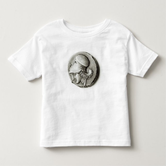 Didrachma av Heracles: obverse visande Athena Tee (Framsida)