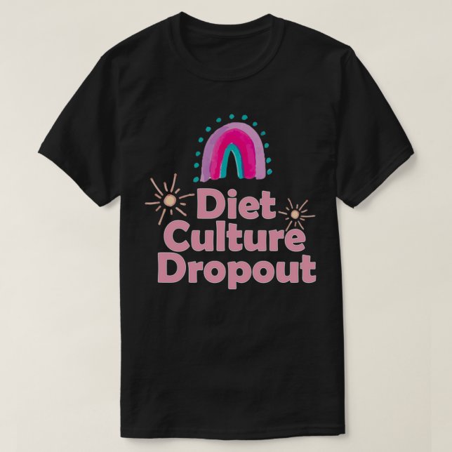 Diduktion för dietodling Antidiodkultur T Shirt (Design framsida)