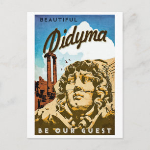 Didyma, forntida konst, Turkiet, Medelhavet Vykort