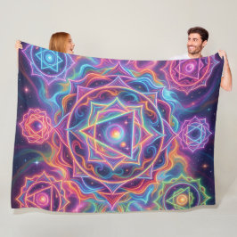 Die 7 Chakren´10 Fleecefilt