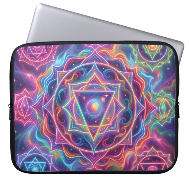 Die 7 Chakren´10 Laptop Fodral (Framsidan)