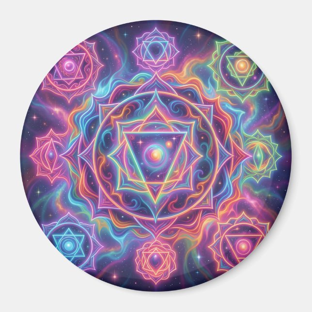 Die 7 Chakren´10 Magnet (Framsidan)