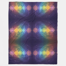 Die 7 Chakren´11 Fleecefilt