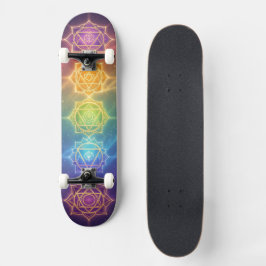 Die 7 Chakren´11 Mini Skateboard Bräda 18,5 Cm
