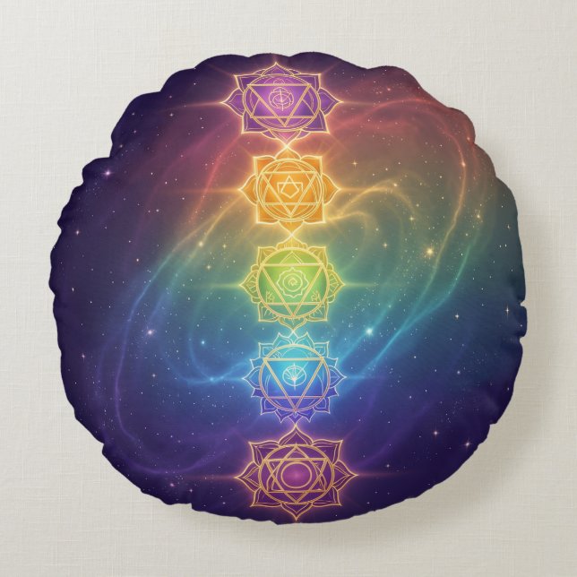 Die 7 Chakren´11 Rund Kudde (Framsidan)