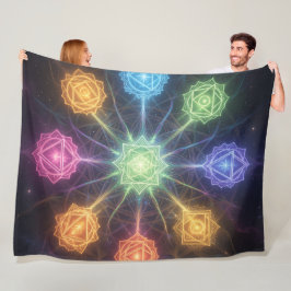 Die 7 Chakren´4 Fleecefilt