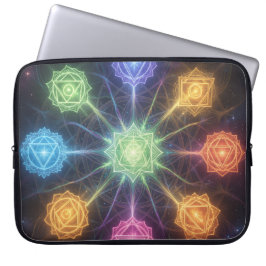 Die 7 Chakren´4 Laptop Fodral