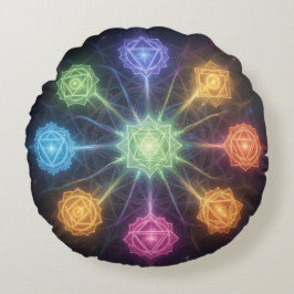 Die 7 Chakren´4 Rund Kudde