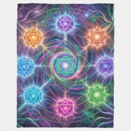 Die 7 Chakren´5 Fleecefilt