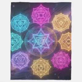 Die 7 Chakren´6 Fleecefilt