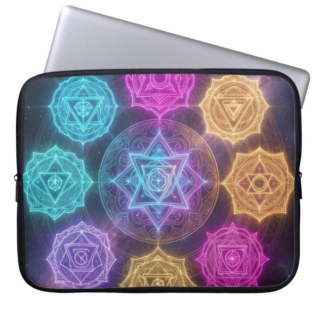 Die 7 Chakren´6 Laptop Fodral (Framsidan)