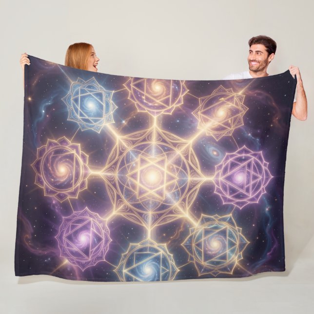 Die 7 Chakren´7 Fleecefilt (På plats)