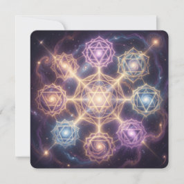 Die 7 Chakren´7 Julkort