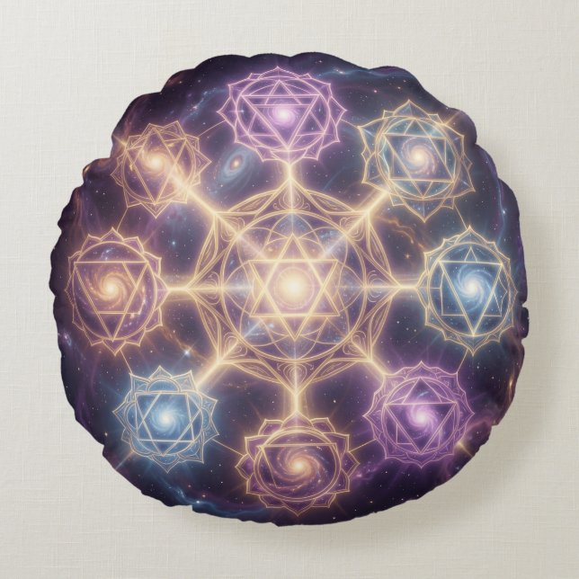 Die 7 Chakren´7 Rund Kudde (Framsidan)