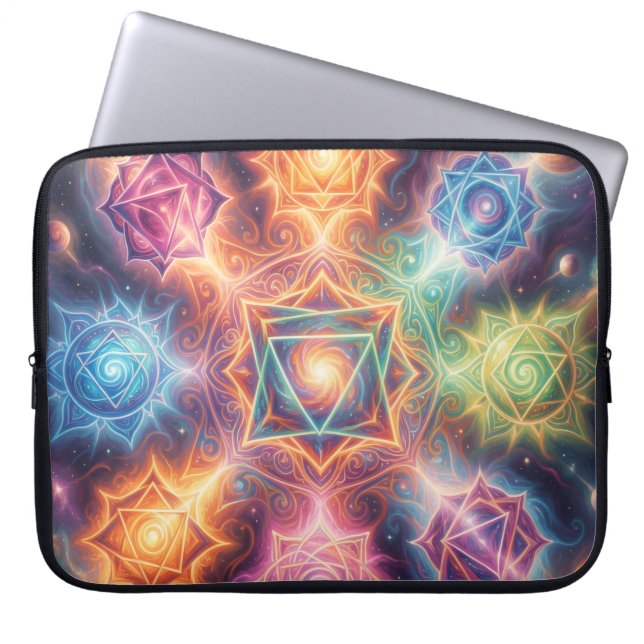 Die 7 Chakren´8 Laptop Fodral (Framsidan)