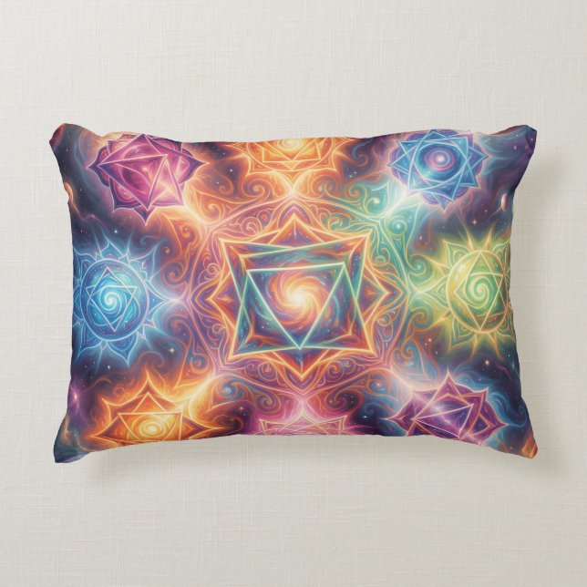 Die 7 Chakren´8 Prydnadskudde (Framsidan)