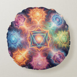 Die 7 Chakren´8 Rund Kudde