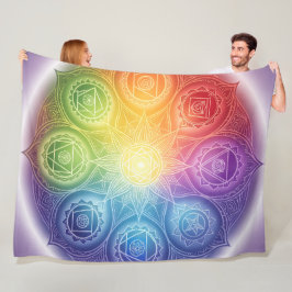 Die 7 Chakren´9 Fleecefilt