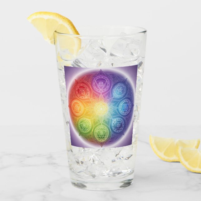 Die 7 Chakren´9 Glaskopp (Framsida Ice)