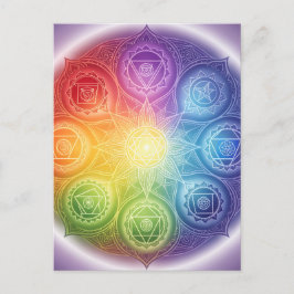 Die 7 Chakren´9 Helg Vykort