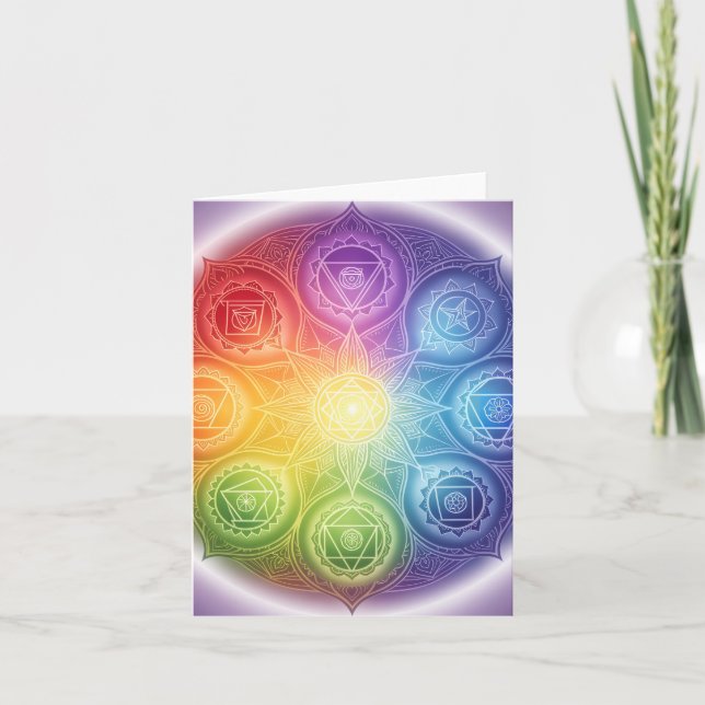 Die 7 Chakren´9 Helgkort (Framsida)