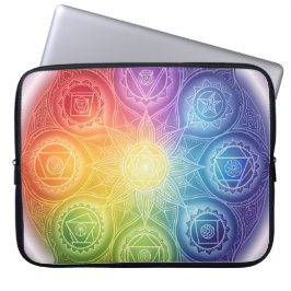 Die 7 Chakren´9 Laptop Fodral