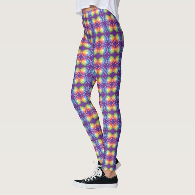 Die 7 Chakren´9 Leggings (Vänster)
