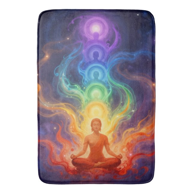 Die 7 Chakren Badrumsmatta (Framsidan (Vertikal))