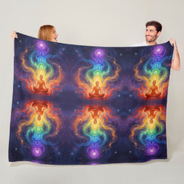 Die 7 Chakren Fleecefilt