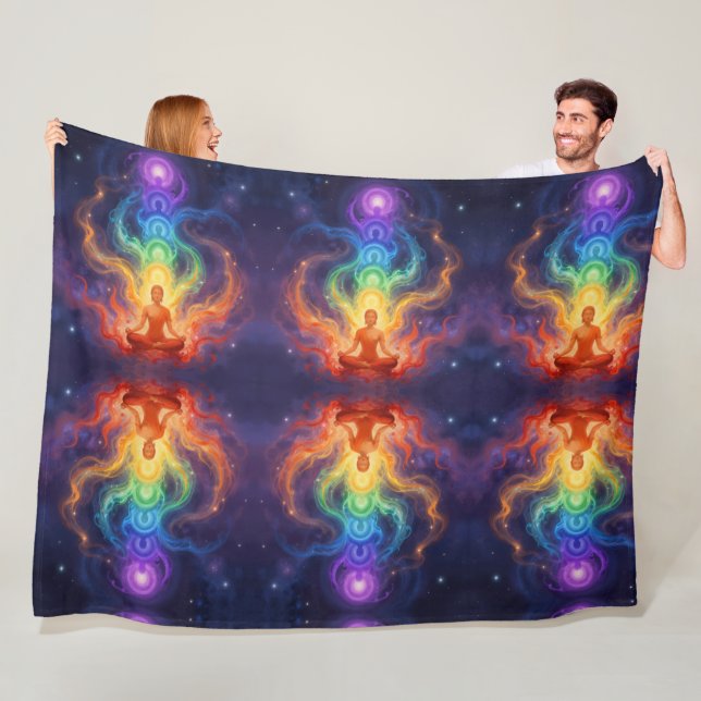 Die 7 Chakren Fleecefilt (På plats)