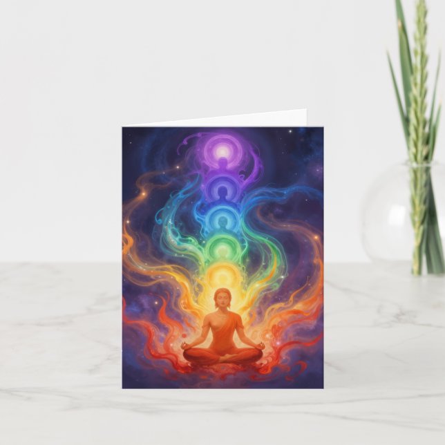 Die 7 Chakren Helgkort (Framsida)