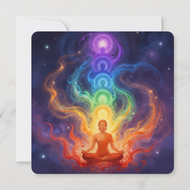 Die 7 Chakren Julkort (Framsida)