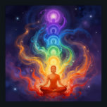 Die 7 Chakren Poster<br><div class="desc">Die 7 Chakren sind Energiezentren entlang der Wirbelsäule,  die verschiedene Lebensbereiche beeinflussen – von Sicherheit und Kreativität über Selbstbewusstsein und Liebe bis hin zu Kommunikation,  Intuition und Spiritualität. Im Gleichgewicht fördern sie Harmonie,  innere Kraft und ganzheitliches Wohlbefinden.</div>