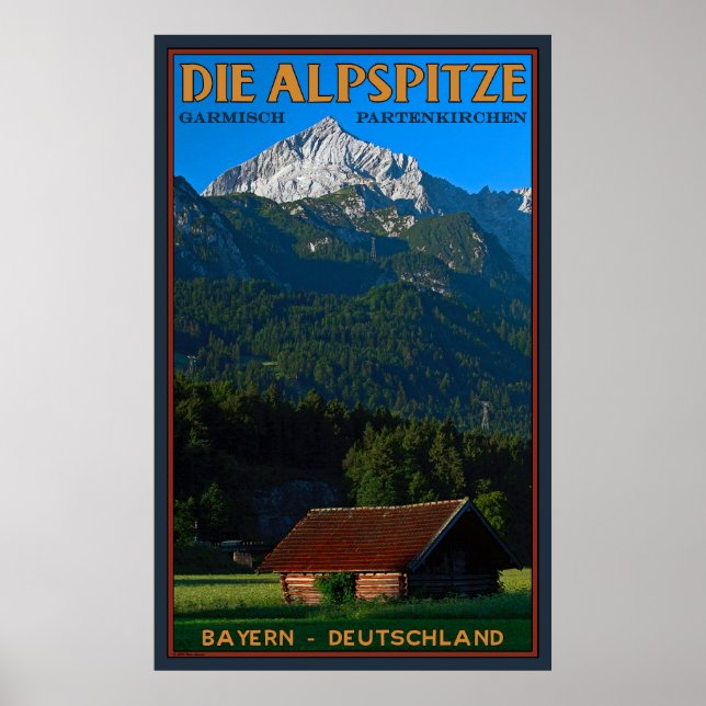 Die Alspitze Poster (Framsidan)