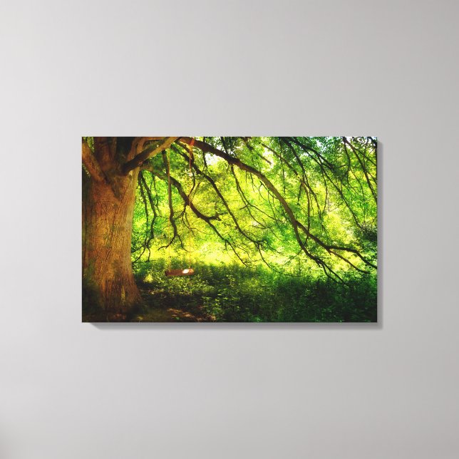 Die Baumschaukel Canvastryck (Framsida)