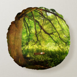 Die Baumschaukel im grünen Wald Rund Kudde