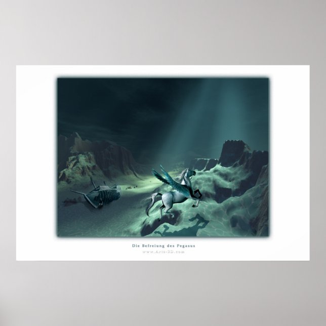 Die Befreiung des Pegasus Poster (Framsidan)