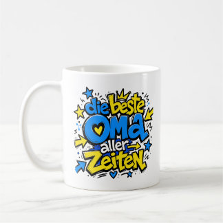 die beste oma aller zeiten graffiti 6 kaffemugg