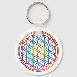 die Blume des Lebens Nyckelring