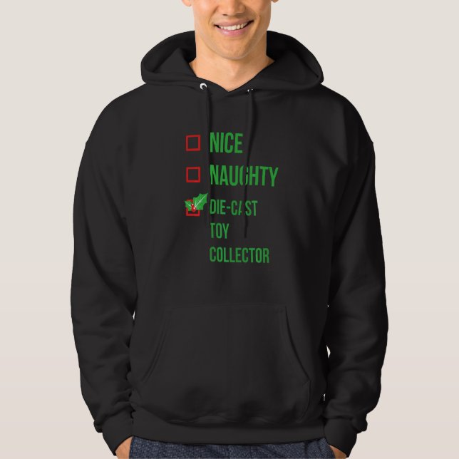 Die Cast Leksak Collector Funny Pajama jul Hoodie (Framsida)