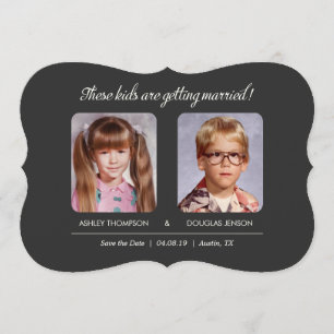 Die-cut för Sparat datumet fotopaket Spara Datumet